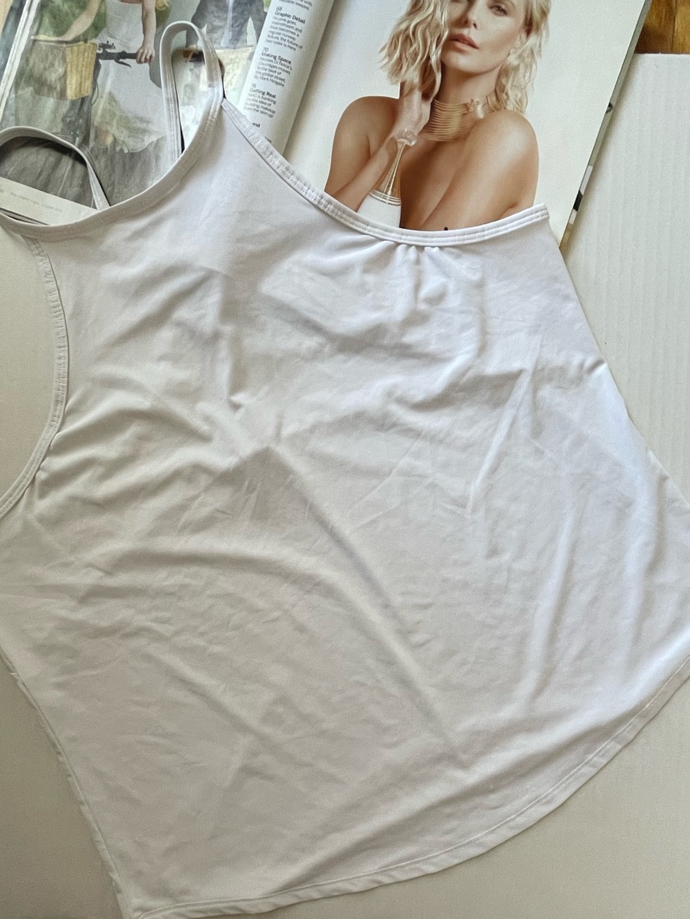 Everyday White Women's Camisole Tank - Minimal Spaghetti Strap